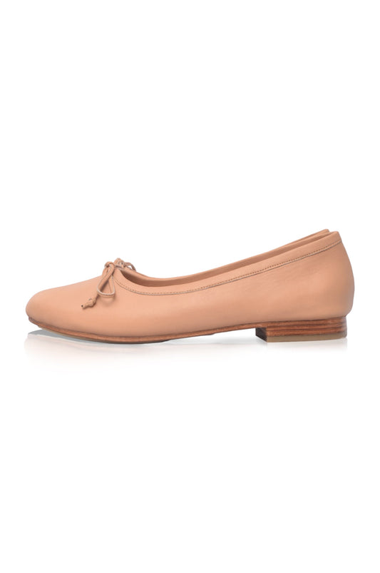 Elaria Bow Leather Ballet Flats-1