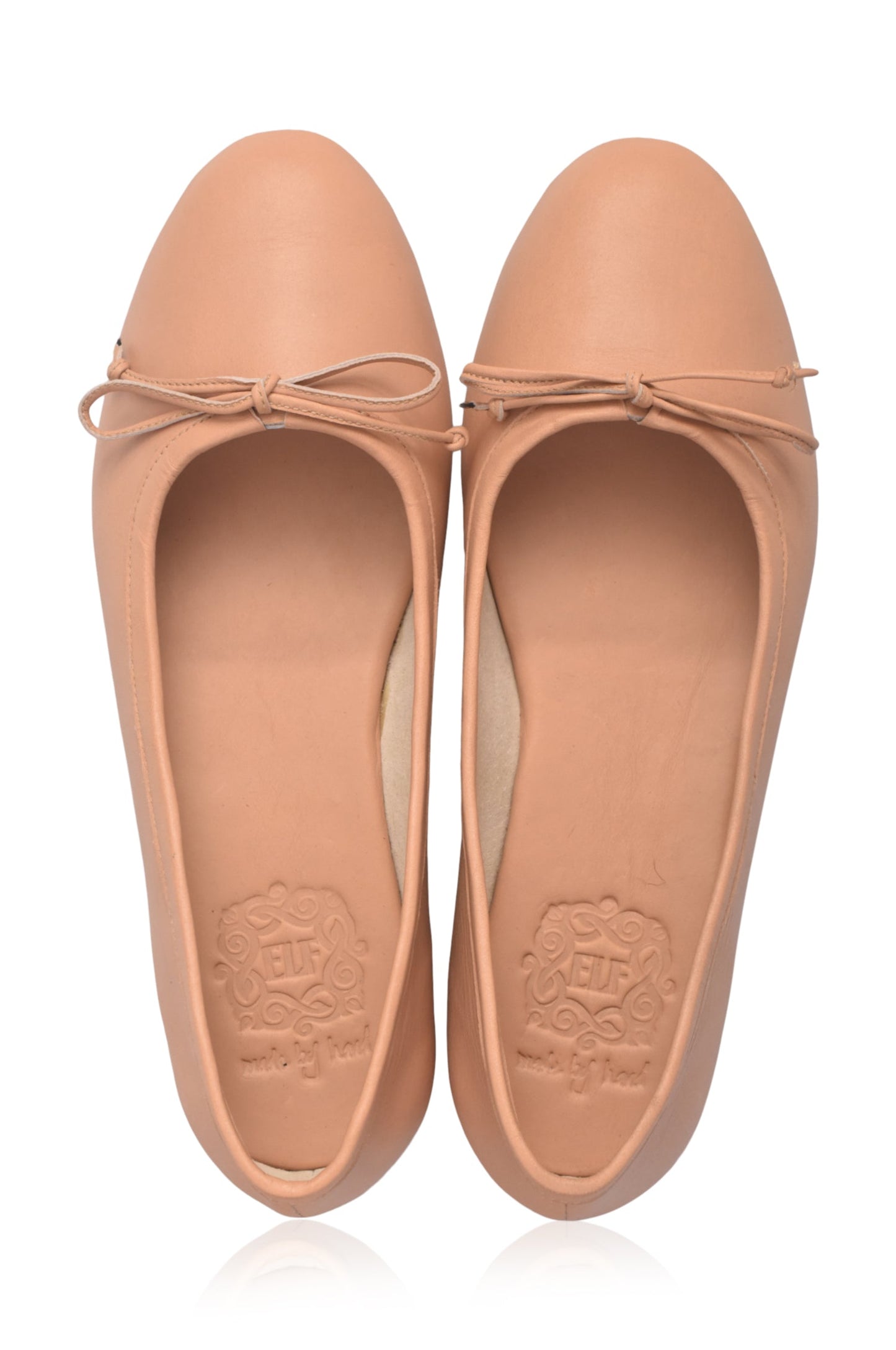 Elaria Bow Leather Ballet Flats-3