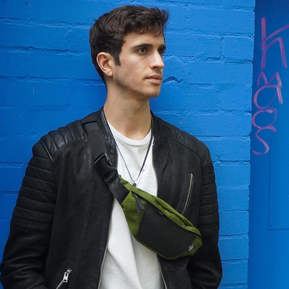 Platoon Recycled Canvas Vegan Bum Bag-3