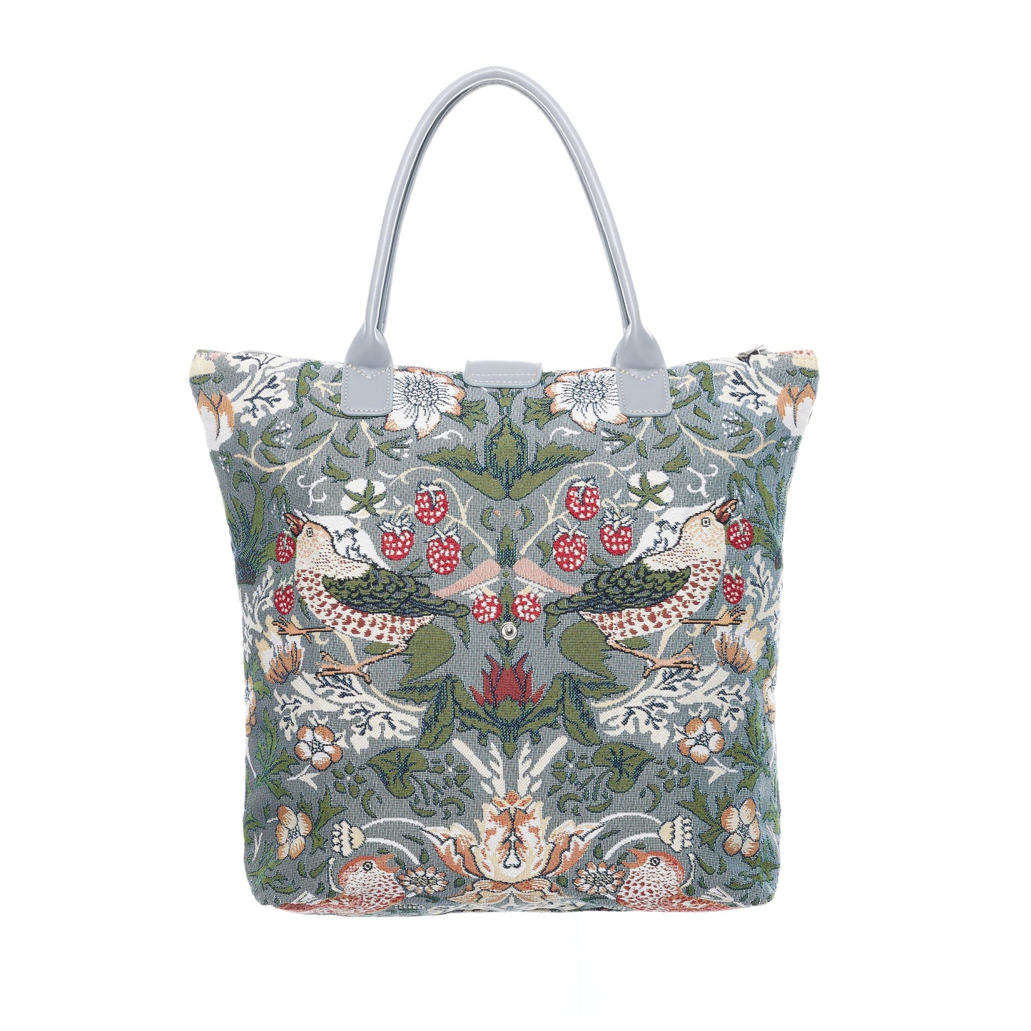 V&A Licensed Strawberry Thief Grey - Folding Bag