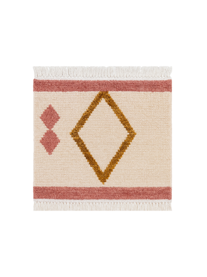 Fantasy Hand Knotted Rug Sample - 30 x 30 cm-0