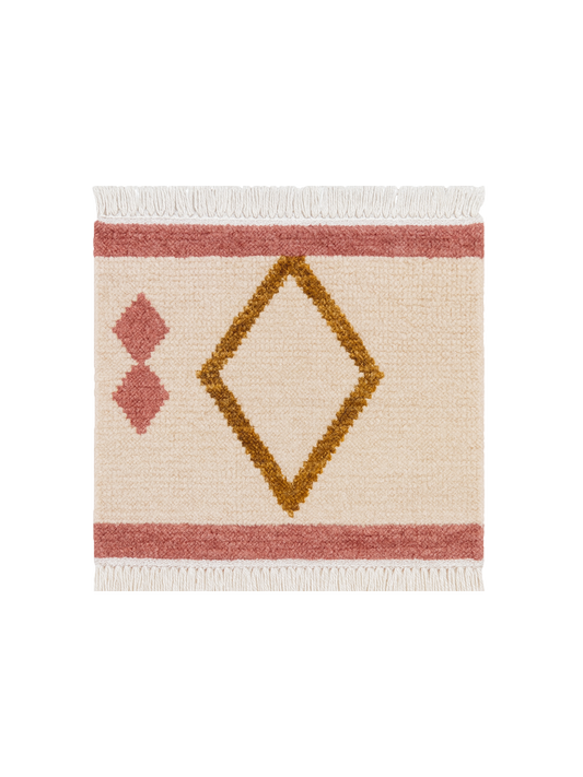 Fantasy Hand Knotted Rug Sample - 30 x 30 cm-0