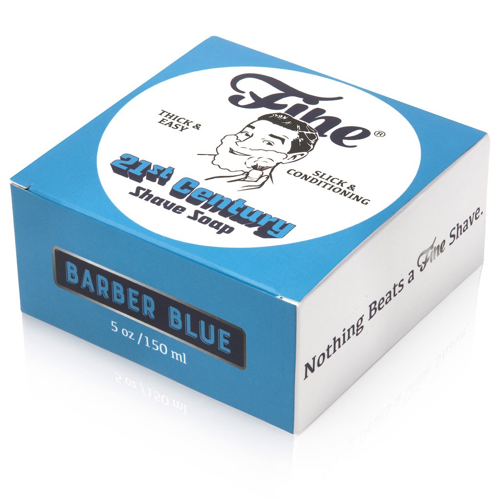 Fine® Barber Blue Shave Soap 5oz / 150ml-0