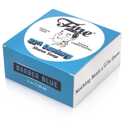 Fine® Barber Blue Shave Soap 5oz / 150ml-0