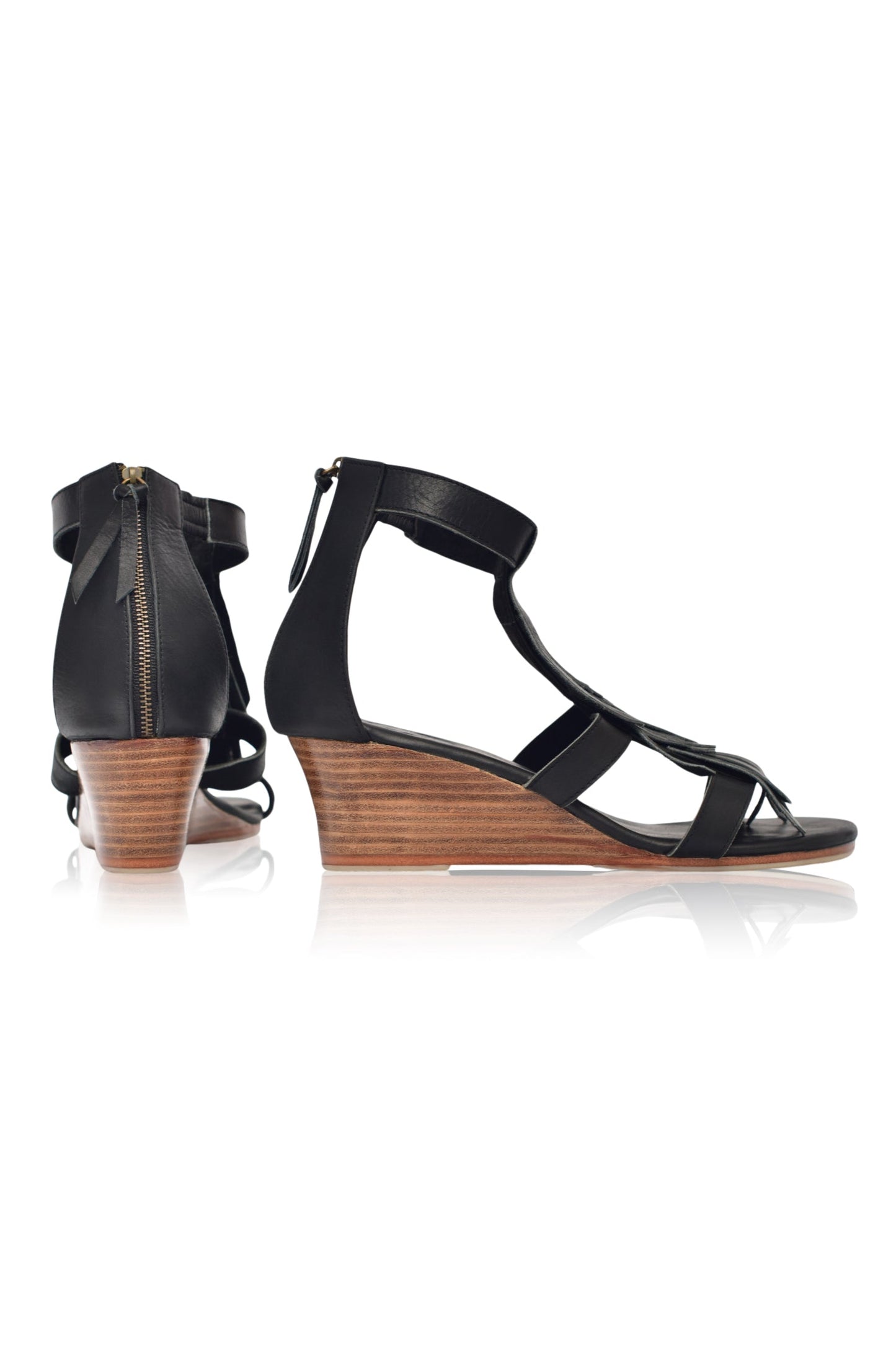 Fly Away Fringe Sandals-3