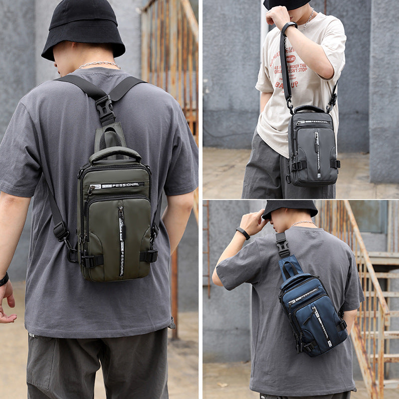 Men's Crossbody Bag: Stylish & Functional Sling Backpack for Everyday Use-0