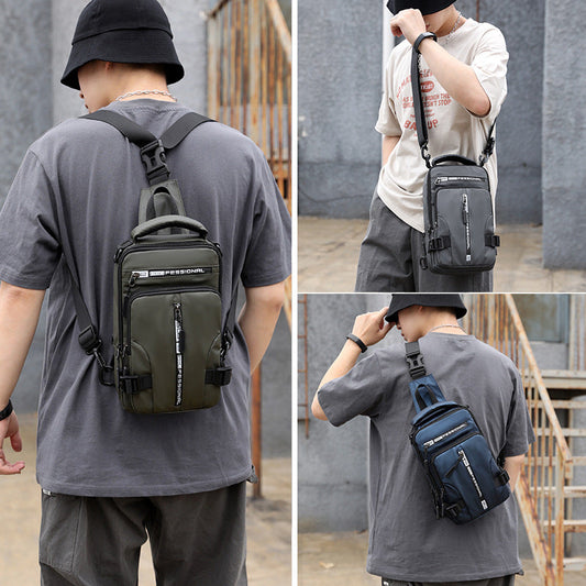 Men's Crossbody Bag: Stylish & Functional Sling Backpack for Everyday Use-0
