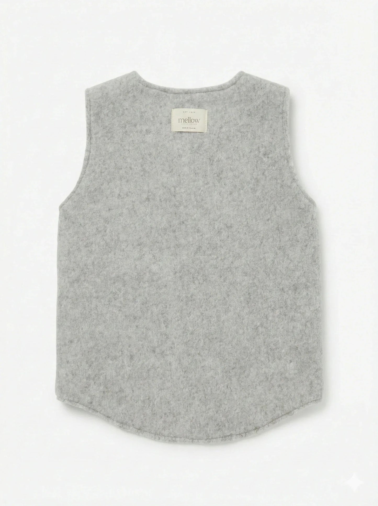 Baby/Kid Virgin Wool Vest - Grey-1