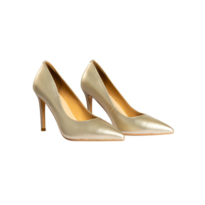 Capri - Golden High Heel Pumps-0