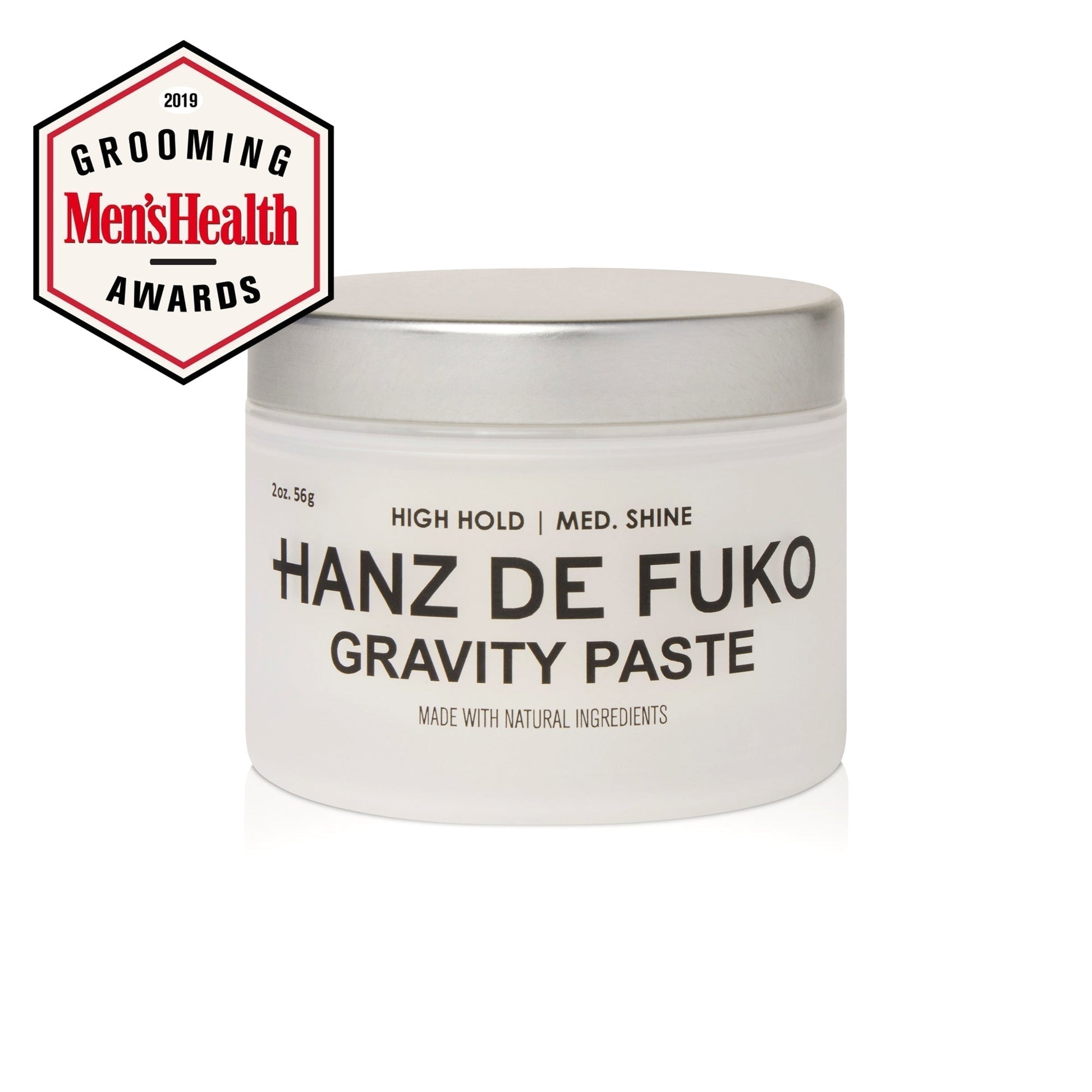Hanz de Fuko Gravity Paste - High Hold Medium Shine, 2oz-0