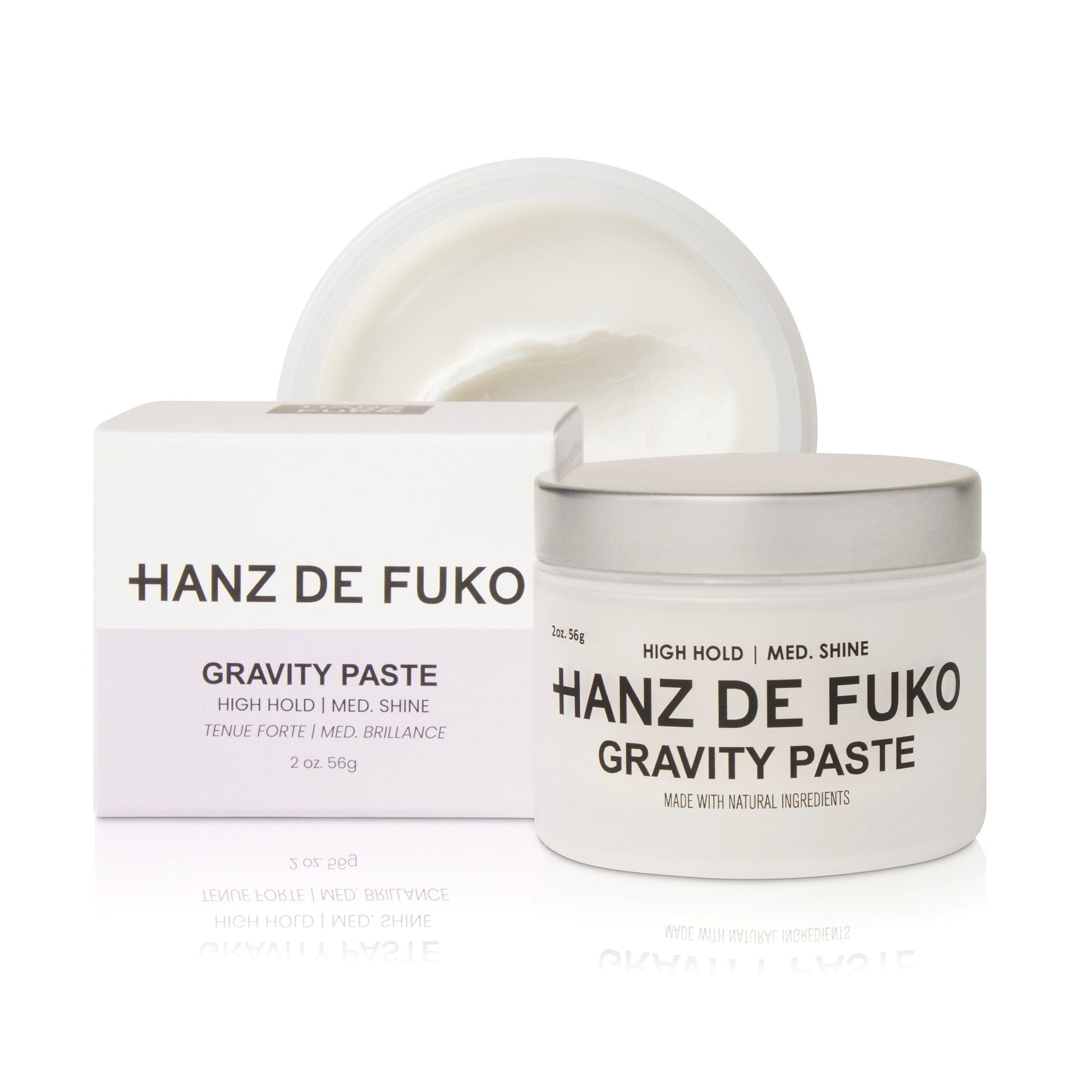 Hanz de Fuko Gravity Paste - High Hold Medium Shine, 2oz-2