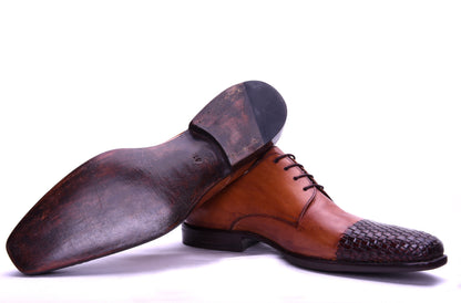 Marseille - Tan Derby Dress Shoes-2