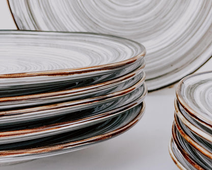 Hanoi Porcelain Round Dinner Plate-3