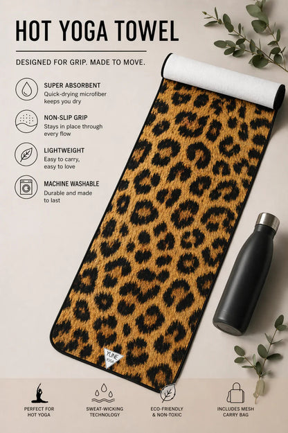 Leopard Yoga Towel-4