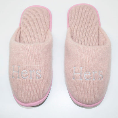 "HERS" SLIPPERS-1