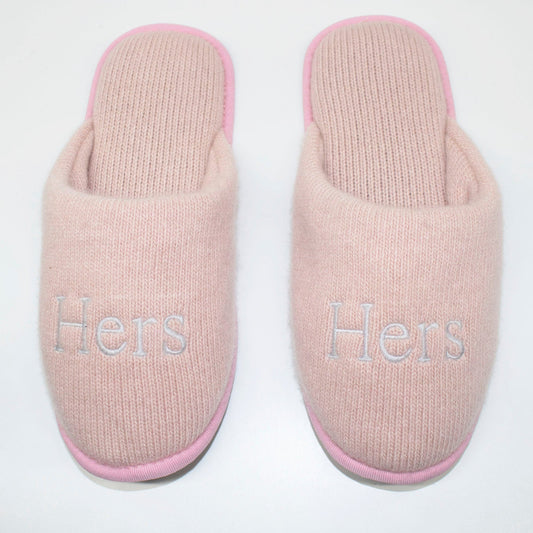 "HERS" SLIPPERS-1