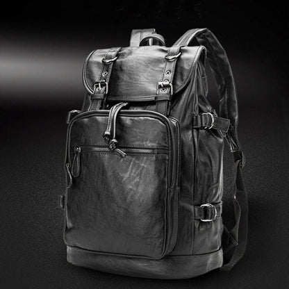 Leather backpack-1