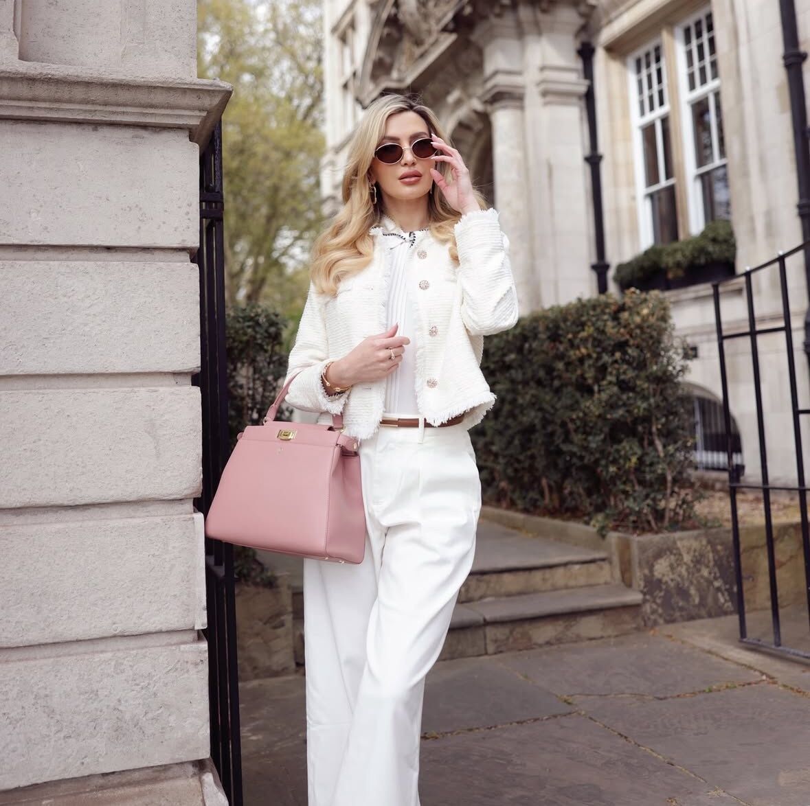 Elm Shoulder Bag in Nude-1