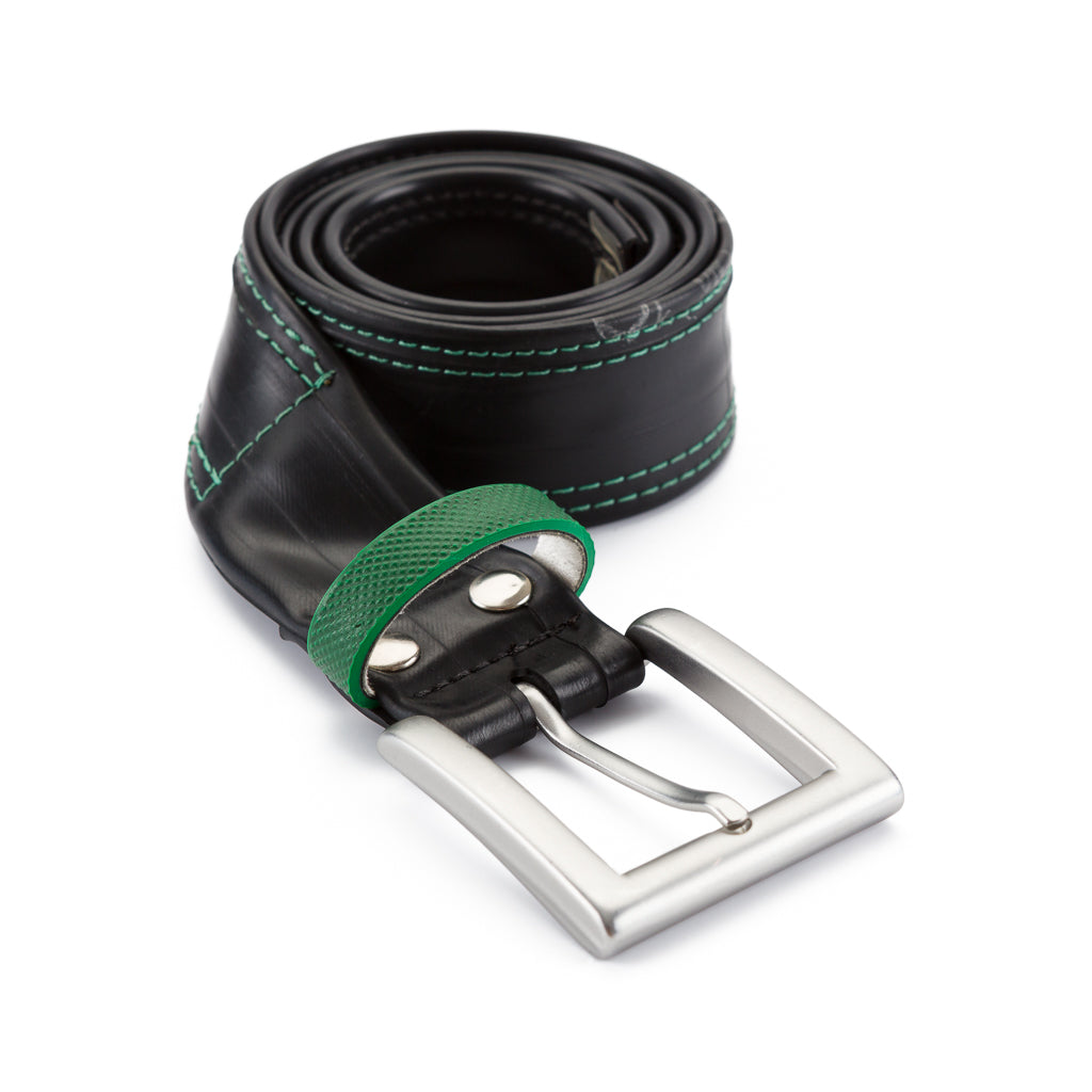 Recycled Bicycle Inner Tube Vegan Belt-4