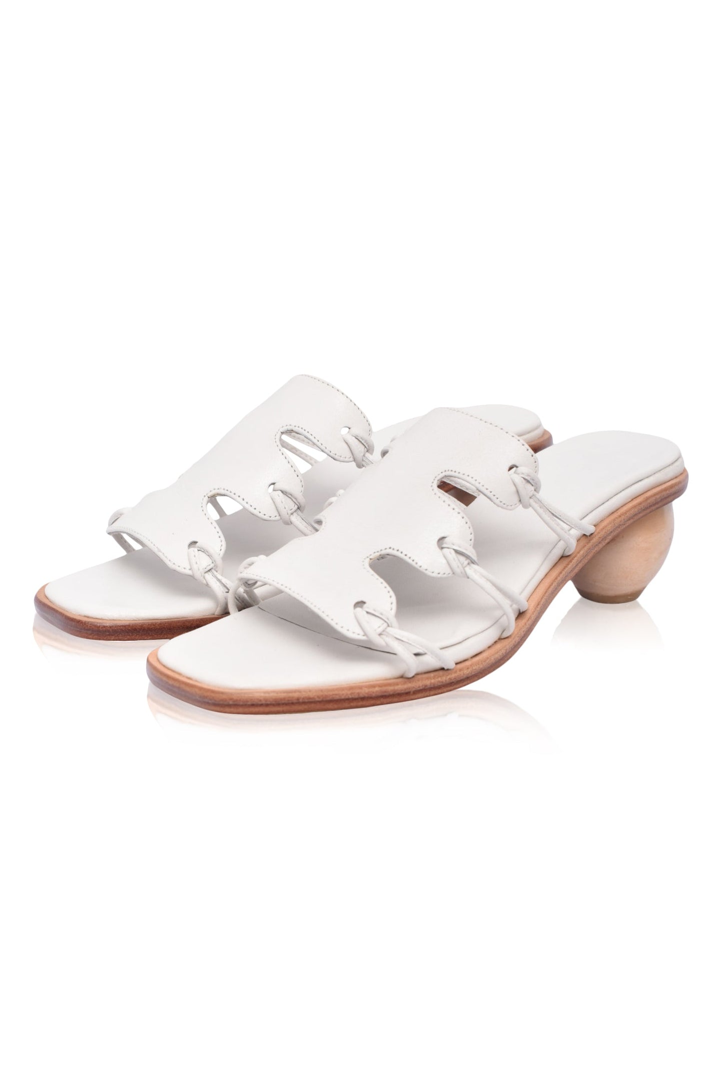Ibiza Round Heel Mules-3