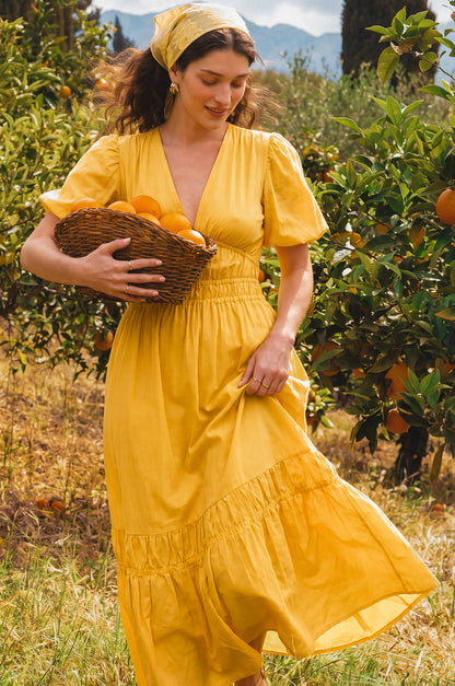 Ida Linen Midi Dress-4