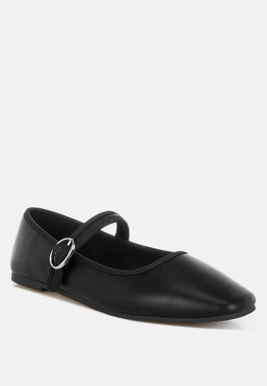 Iker Classic Pin Buckle Ballerinas
