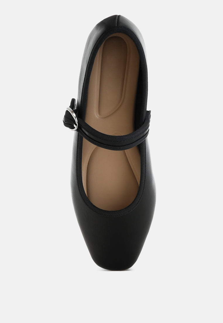 Iker Classic Pin Buckle Ballerinas