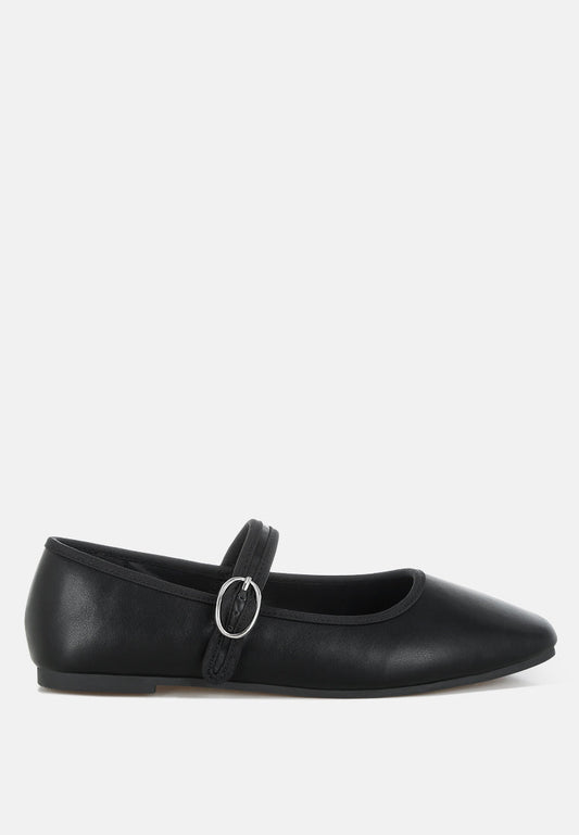 Iker Classic Pin Buckle Ballerinas