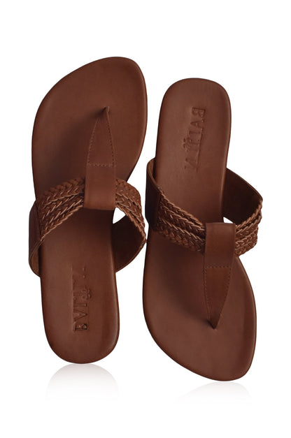 Islander Thong Leather Sandals-1