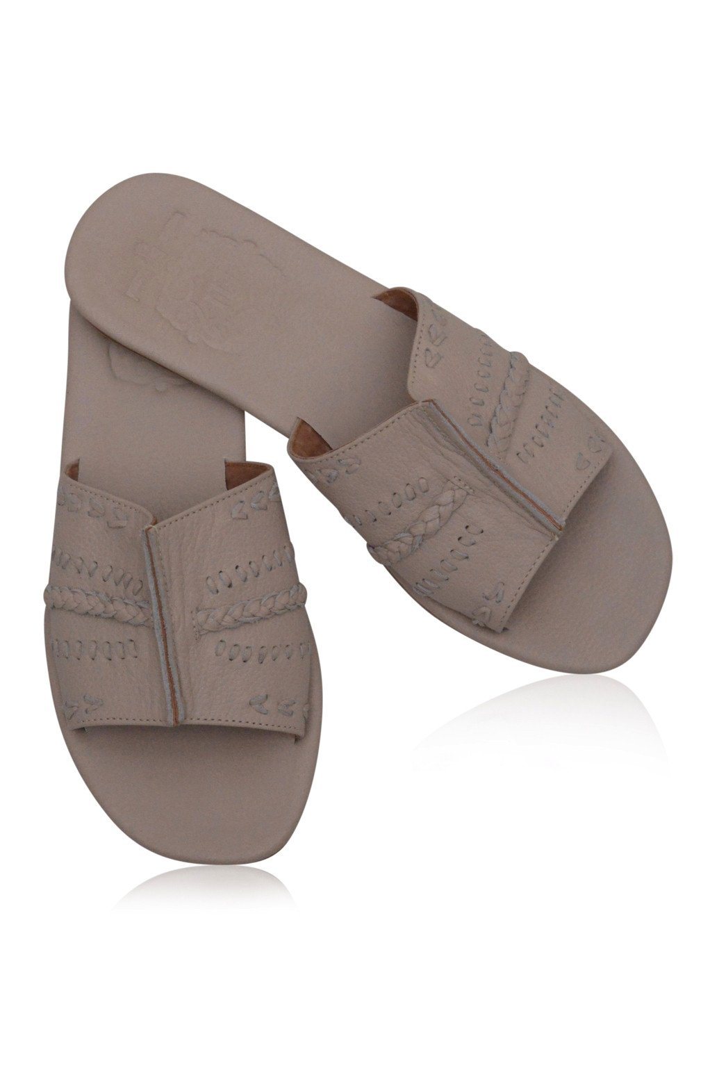 Dolce Vita Leather Slide Sandals-8