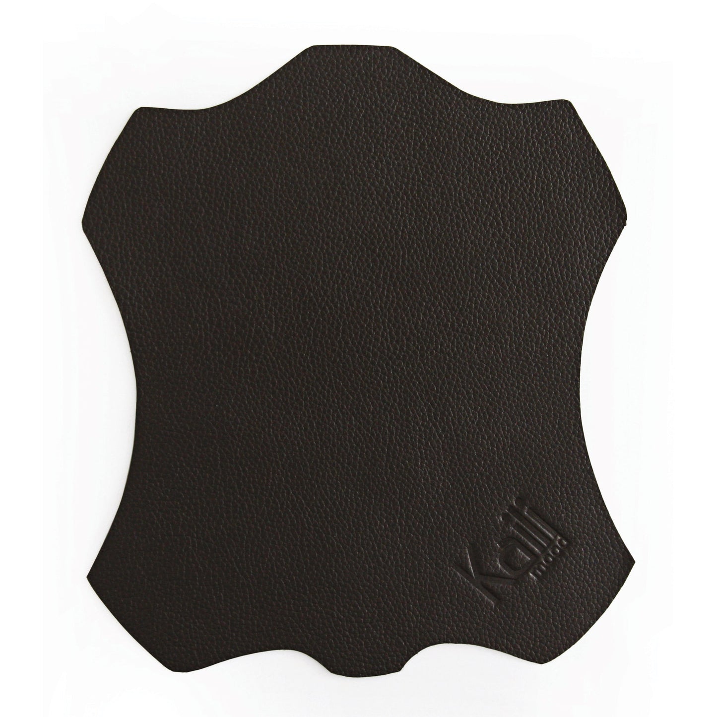 K0001AB | Mouse Pad Made in Italy Full grain genuine leather, dollar grain - Black color - Size: cm 20 x 23 - Package: Tnt tubular bag-1