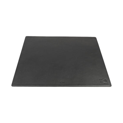 K0044AB | Genuine Full Grain Leather Desk Pad with Dollar Grain - Black Color - Size: 50 x 37 x 0.5 cm - Package: Black Cardboard Envelope-0