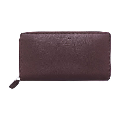 K10838XB | Women's Wallet in Saffiano Genuine Leather. Bordeaux color. 6 credit card slots. Size when closed: 18.5 x 10 x 2.5 cm. Packaging: hard bottom/cover Gift Box-0