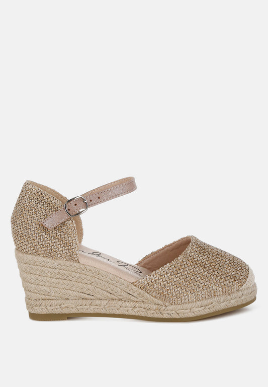 Kalista Raffia Woven Wedge Sandals