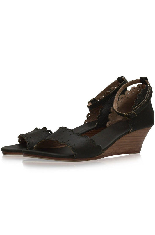 Dreamland Leather Wedges-0