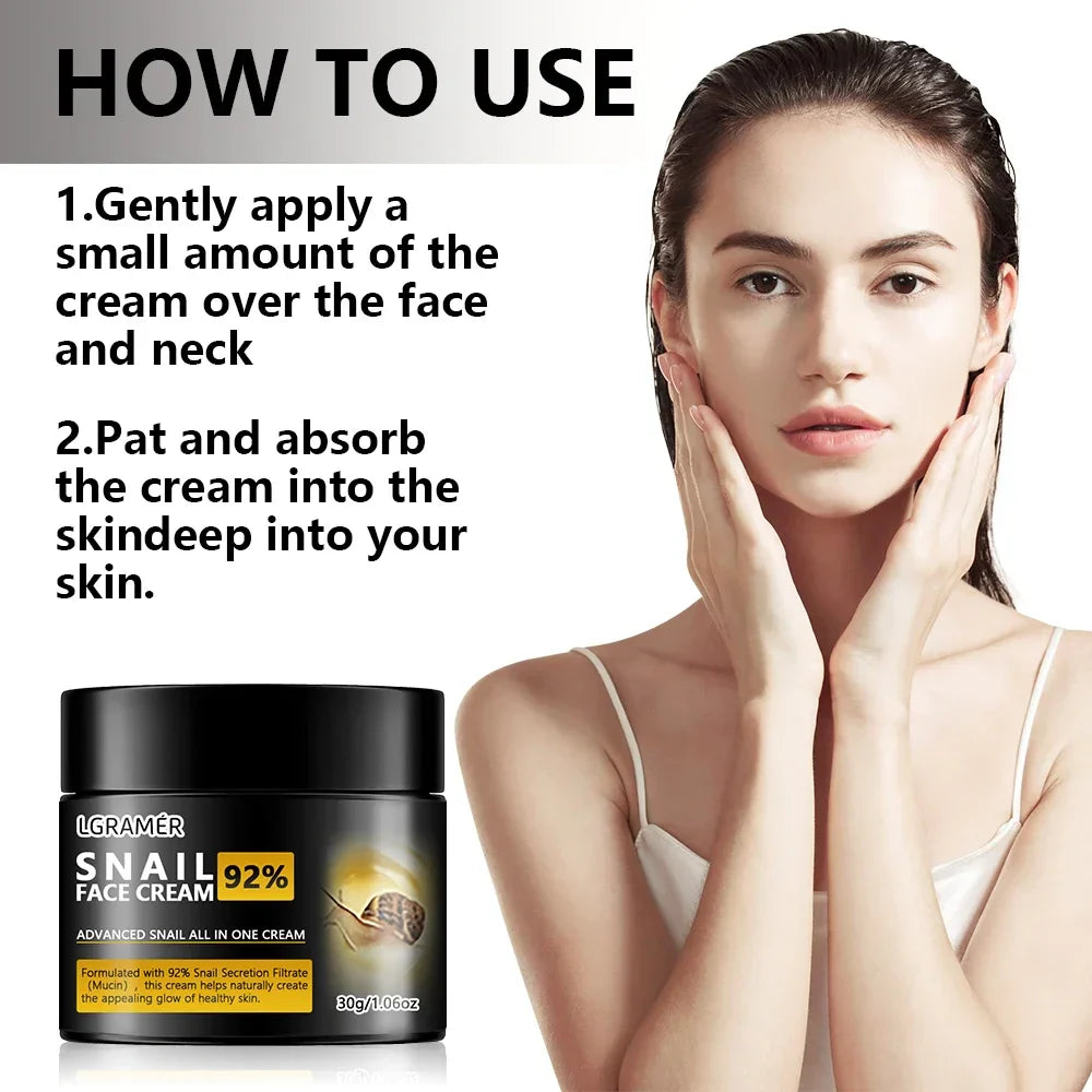 LGRAMER Snail Slime Cream