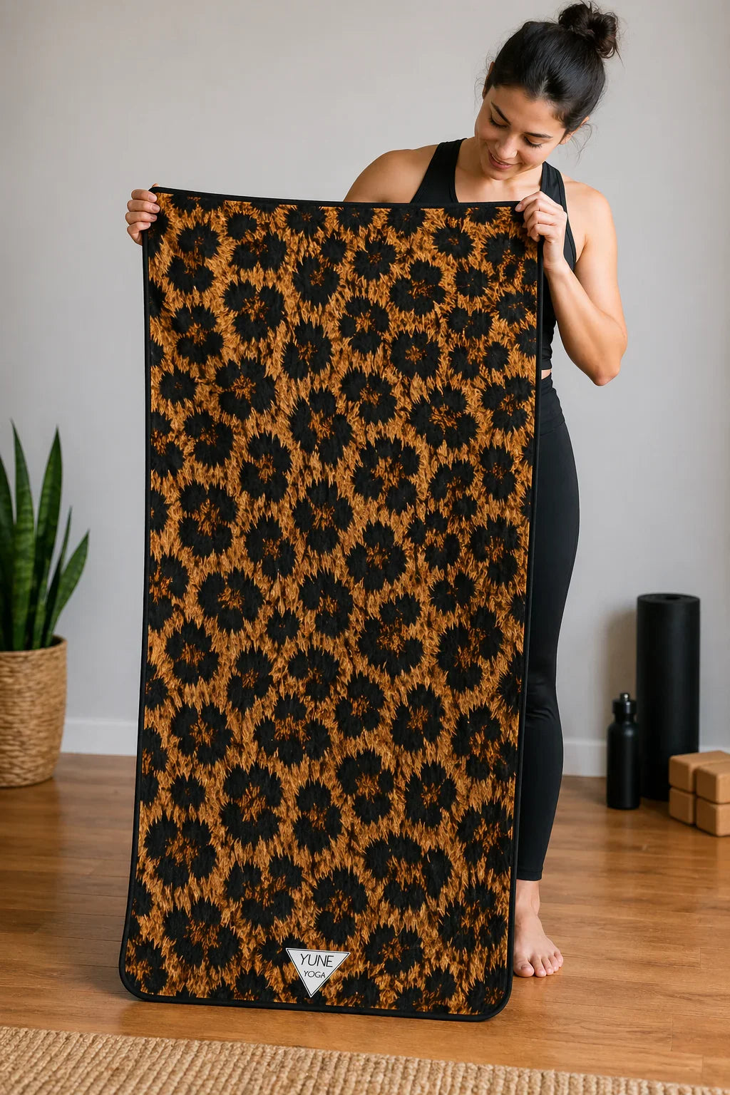Leopard Yoga Towel-3