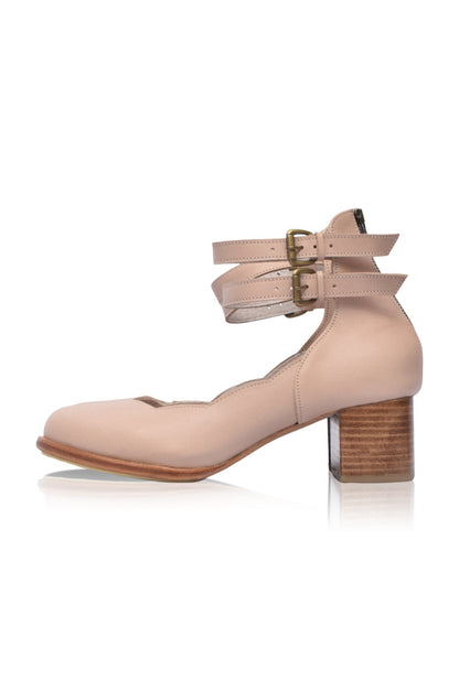 Lily Valley Leather Heels-6