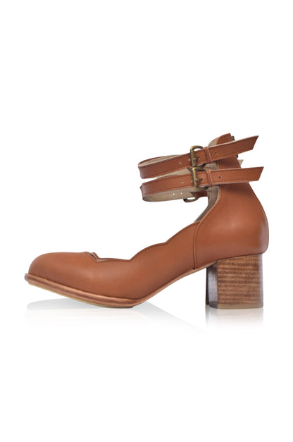 Lily Valley Leather Heels-2