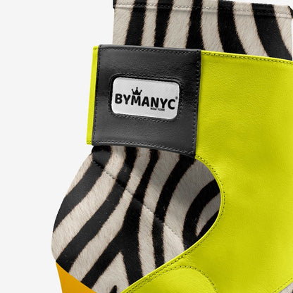 Limited Edition Vegan Stiletto Boots BYMANYC ® New York Futurista Noir-3