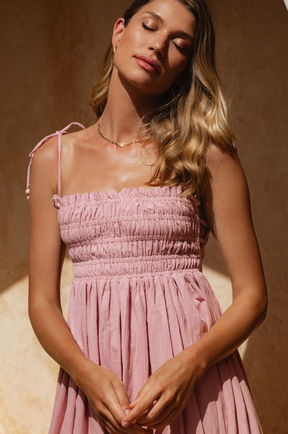 Luela Linen Maxi Dress-1