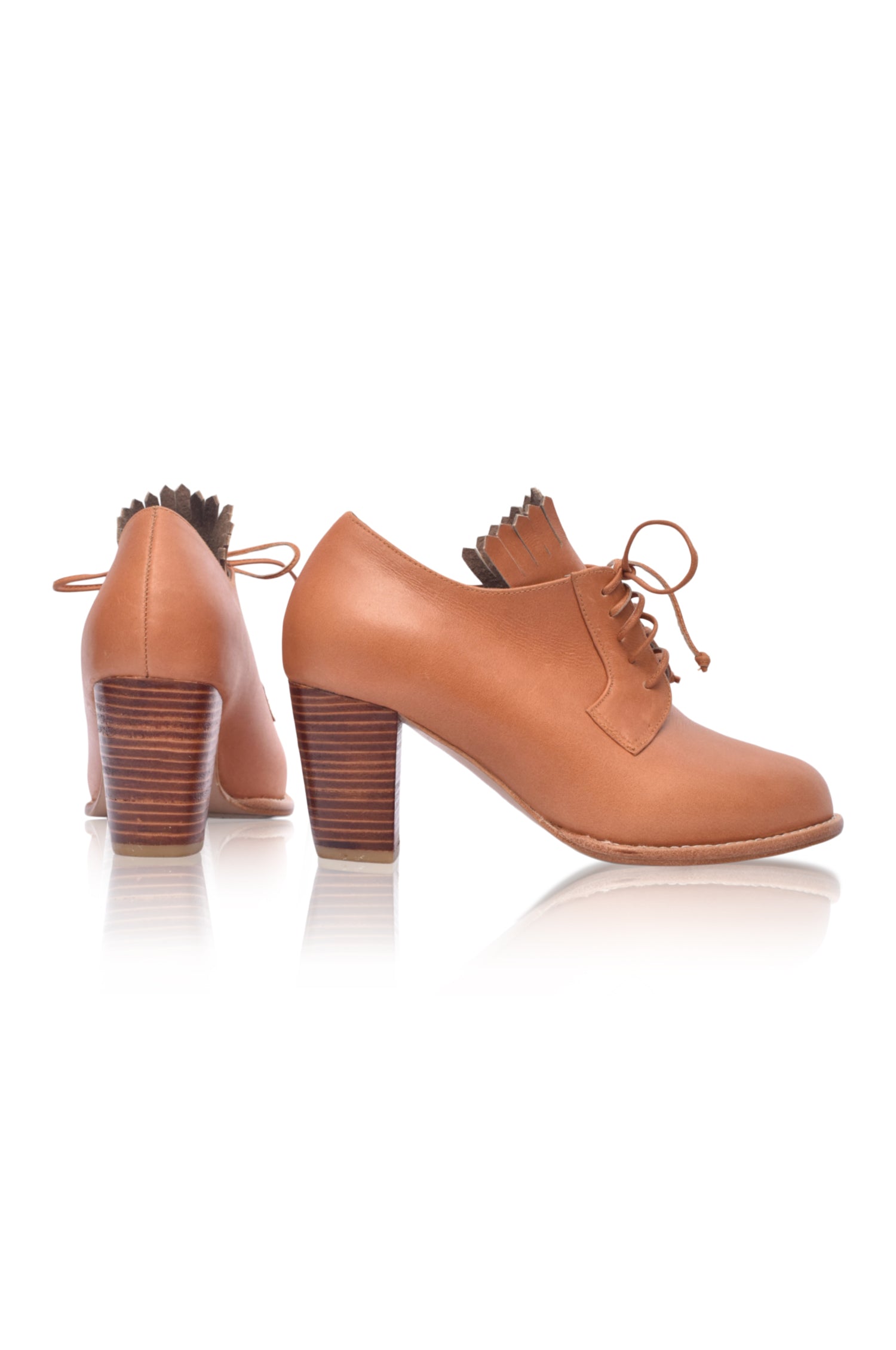Lyon Lace-up Leather Oxfords-3