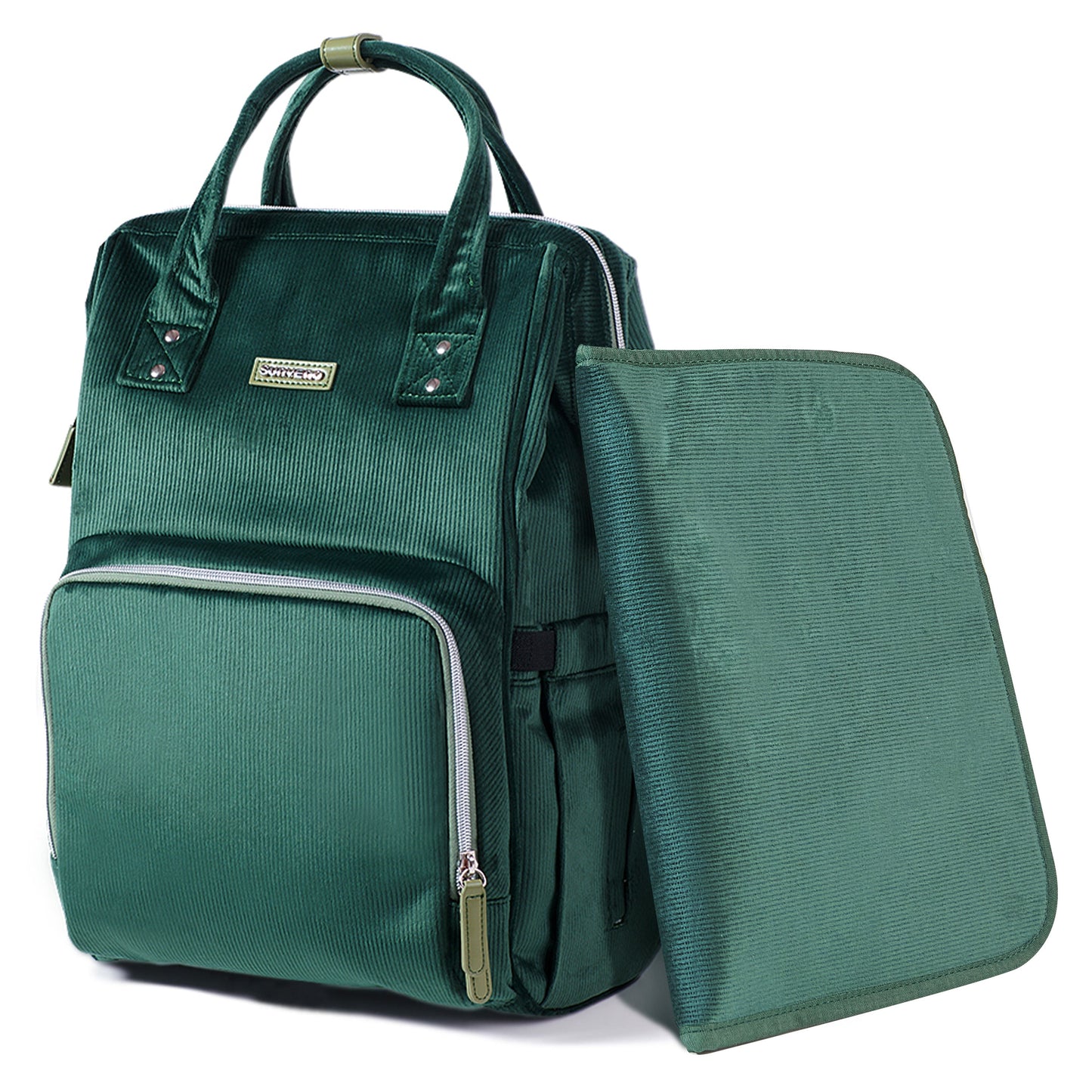 Corduroy Diaper Backpack-0
