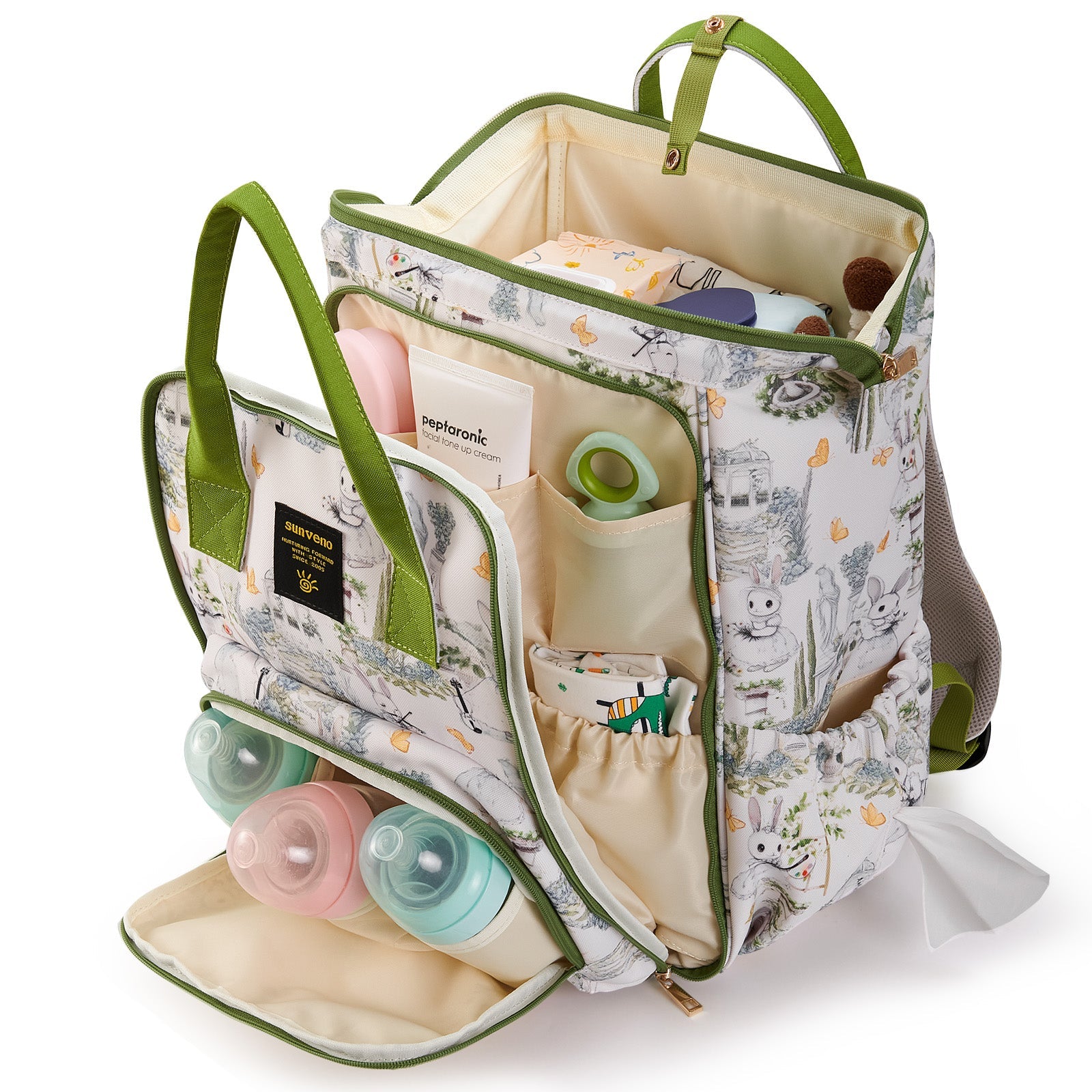 Wide Open Frame Diaper Bag Backpack-3