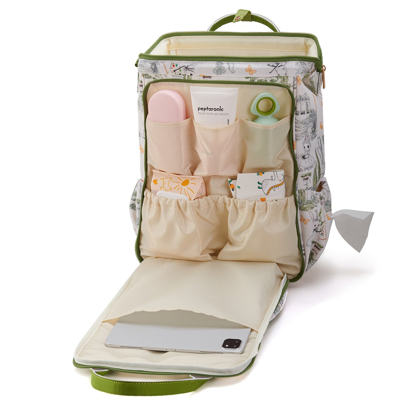 Wide Open Frame Diaper Bag Backpack-4