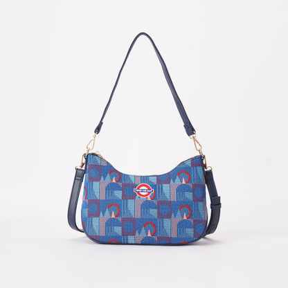 Signare London - Moon Handbag TFL Piccadilly Moquette Mind the Gap-0