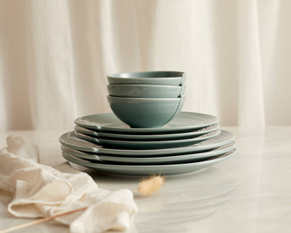 Maeve Porcelain Bowl Green-1
