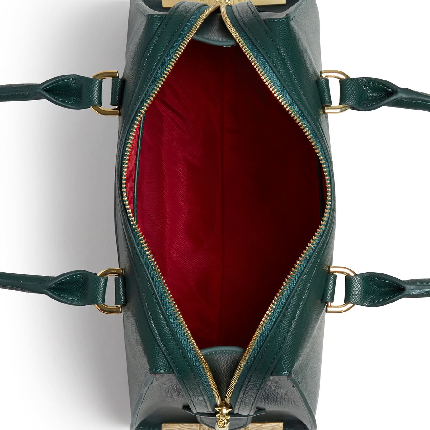 Magnolia Green Vegan Small Bowling Bag-3