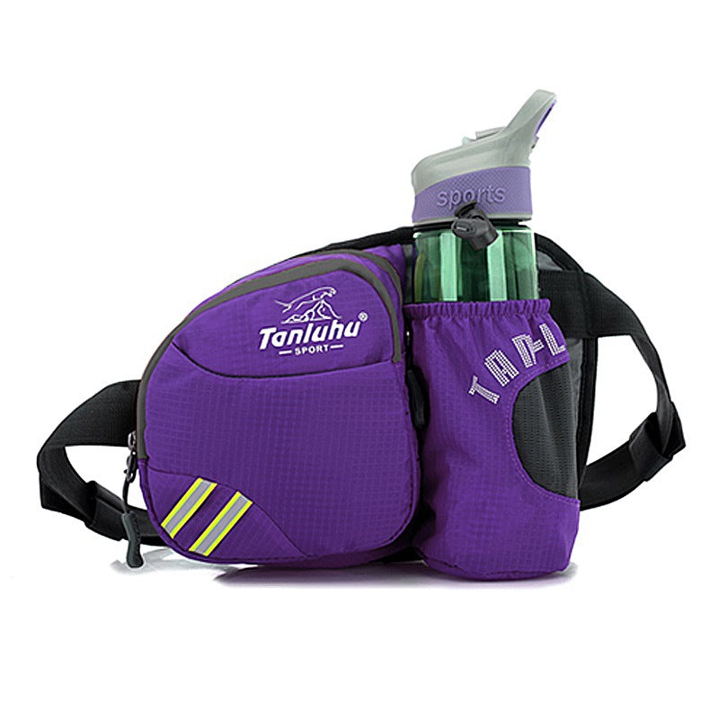 Wautton Outdoor Hiking Walking Waist Pack With Bottle Holder-7
