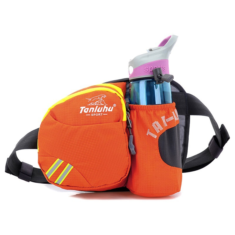 Wautton Outdoor Hiking Walking Waist Pack With Bottle Holder-6